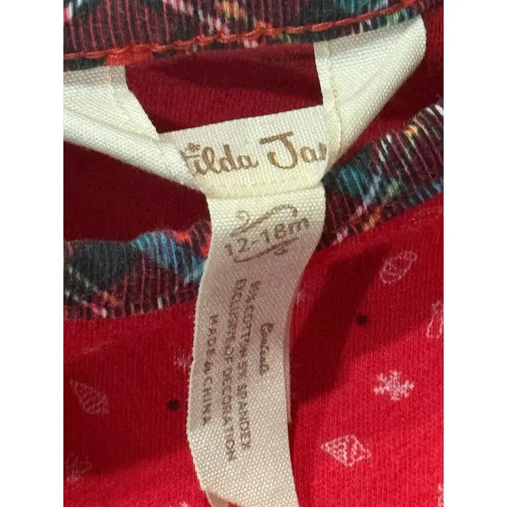 Matilda Jane Santa Baby 12–18 Months – Long Sleeve Red Holiday Onesie